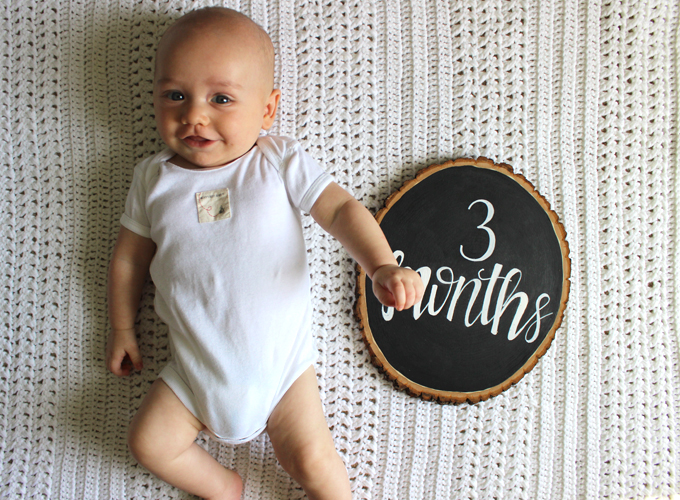 Leo-3-Months-Sign