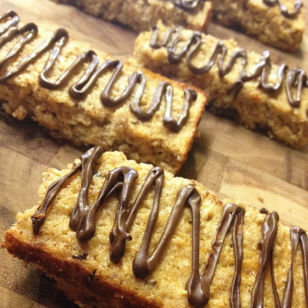 homemade chocolate chip “z” bars