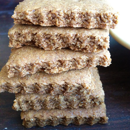 whole-wheat graham crackers.