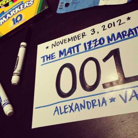 The First Annual Matthew Izzo Marathon!