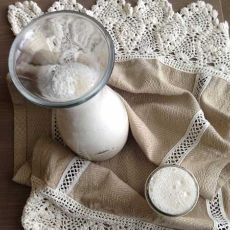 homemade almond milk