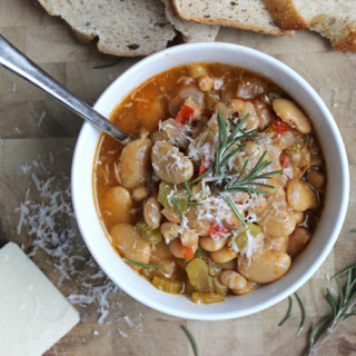 rustic pasta e fagioli