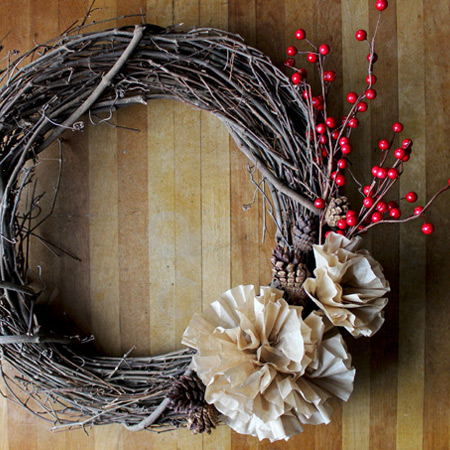 Easy Holiday Wreath