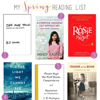 my spring reading list